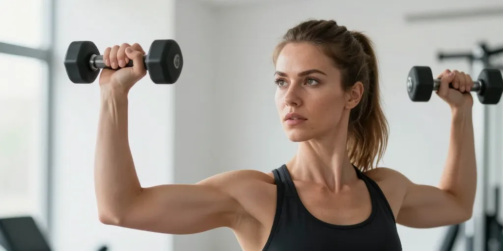 exercice épaule femme