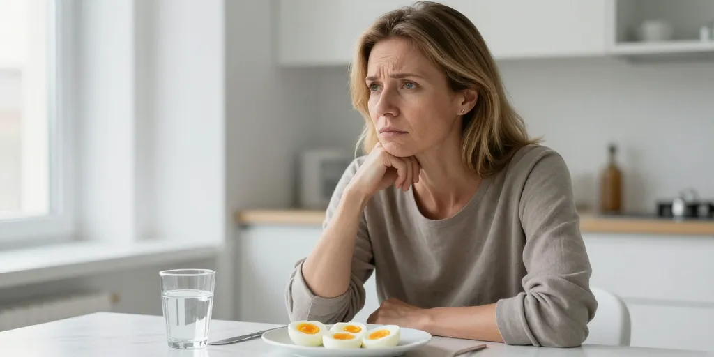 oeufs durs constipation