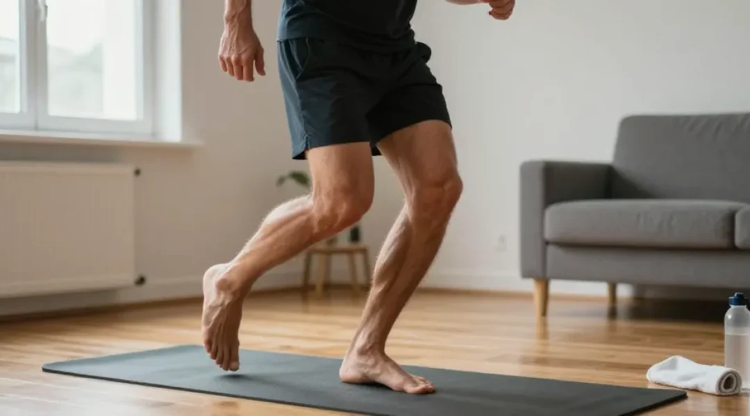 courir sur place sans tapis